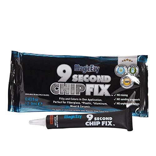 9 Second Chip Fix: Fill & Color Gelcoat & Fiberglass Damage in Seconds: MagicEzy gallery