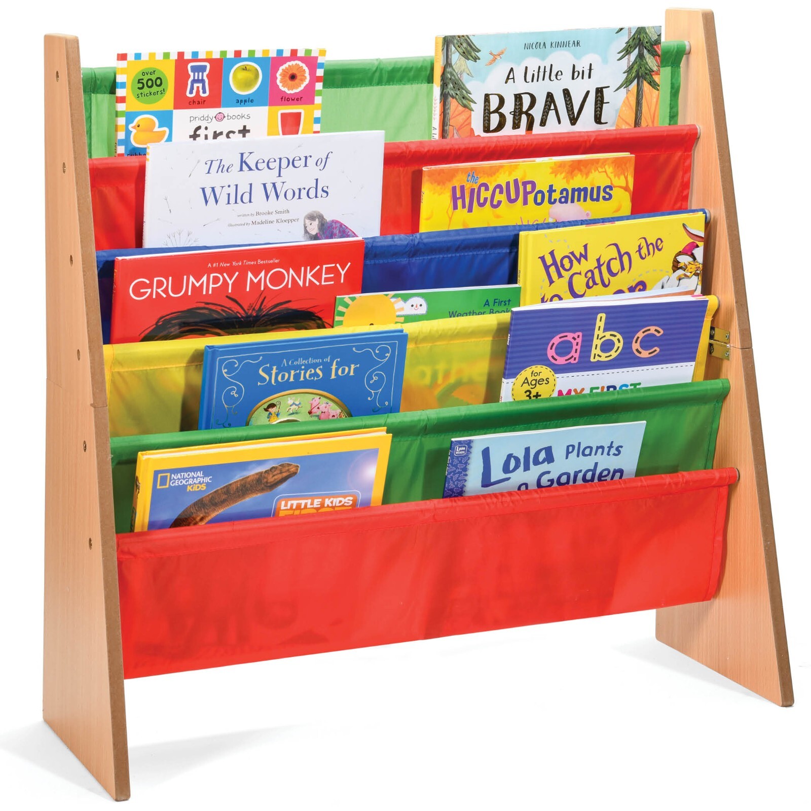 5 Pockets Book Shelf Organizer And Magazine Rack For Kids And Adults gallery