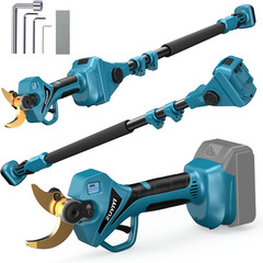 2-In-1 Cordless Pole Pruning Shears for Makita 18V Battery(Not Included), 2.4″ C