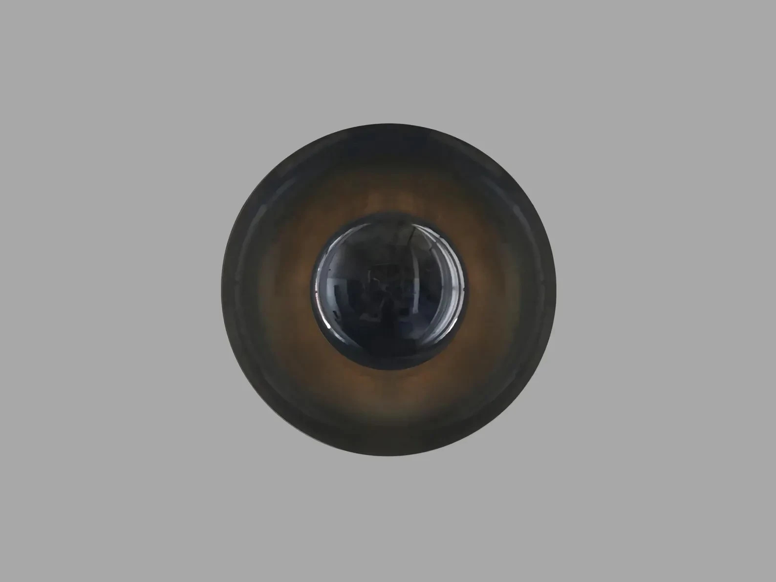Handmade Brass Wall Sconce: Mid-Century Modern Dome Shade Black Finish Lamp gallery