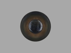 Handmade Brass Wall Sconce: Mid-Century Modern Dome Shade Black Finish Lamp