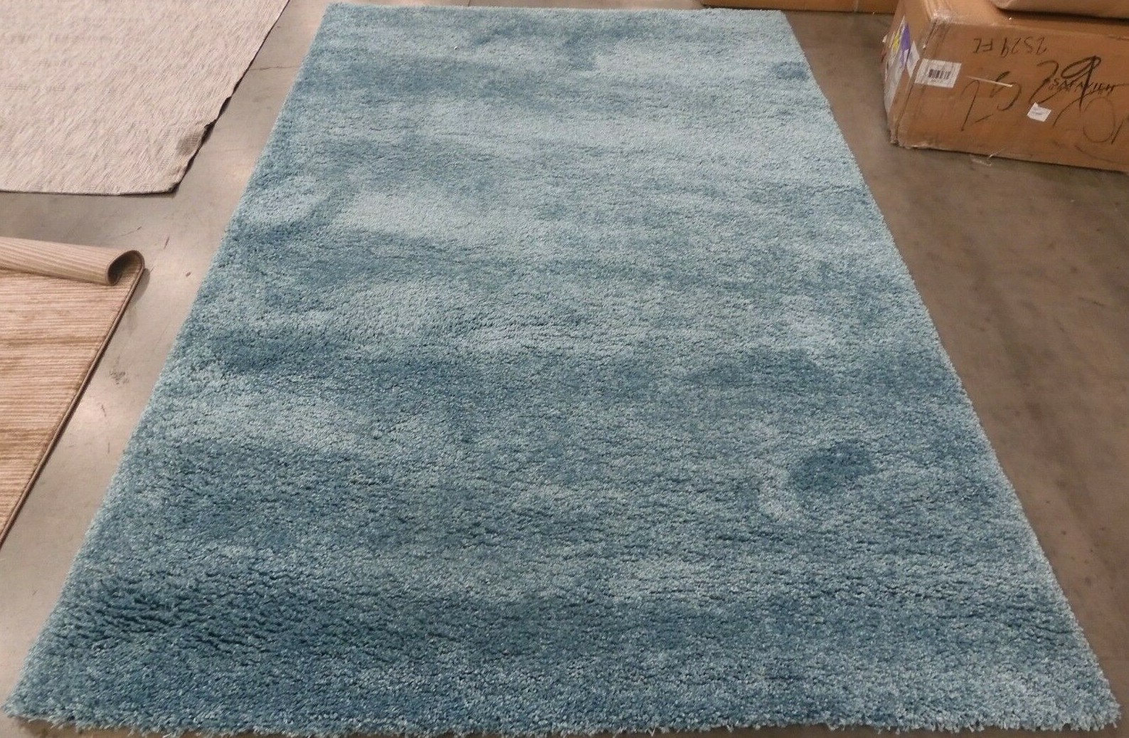 AQUA BLUE 6' X 9' Binding Stain Rug, Reduced Price 1172618941 SG180-6060-6 gallery