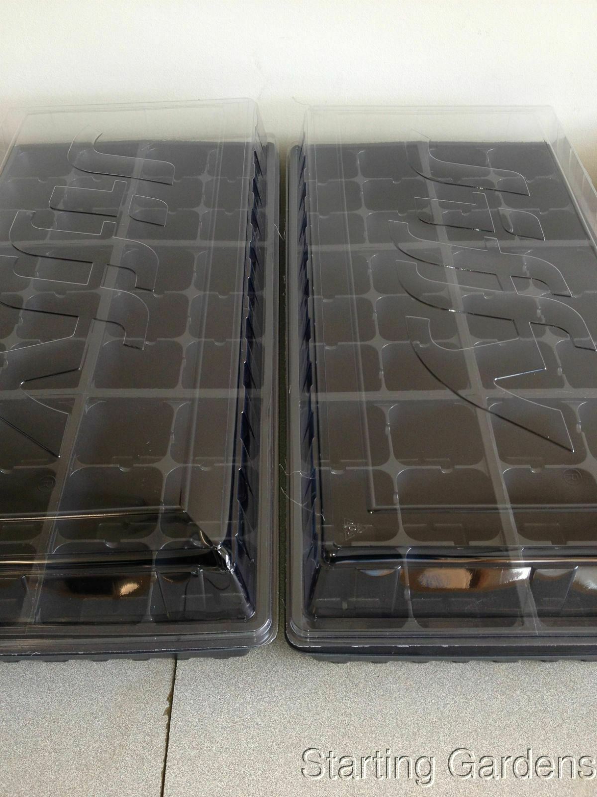 Seed Starting Kit, 2 Seed Trays, 2 Inserts, 2 Dome Lids, Seedling Starter Kit gallery