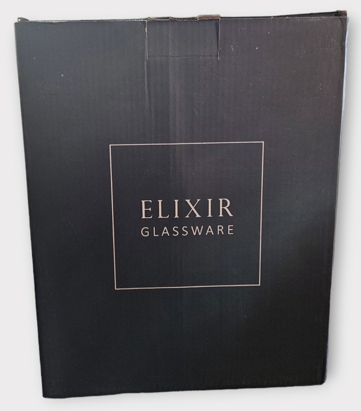 ELIXIR GLASSWARE Stemless Red Wine Glasses Set of 4 - Hand Blown Crystal Stemles gallery