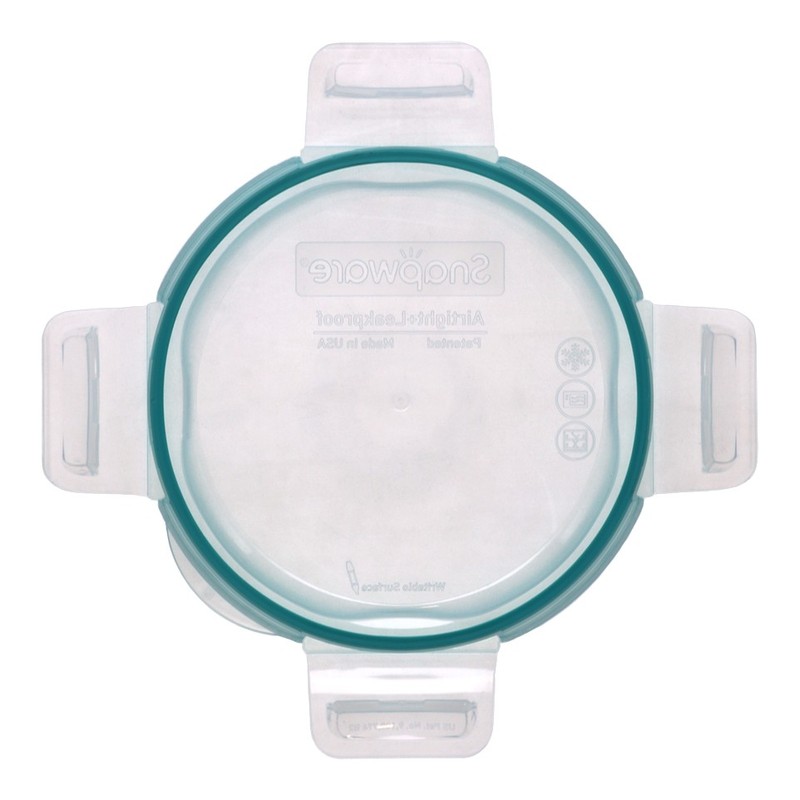 Snapware 7201R-PC Total Solutions Lid W/ Teal Gasket (2-Pack) - Made in USA gallery