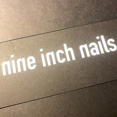 Vinyl Sticker – Nine Inch Nails the Downward Spiral Wordmark / Logo
