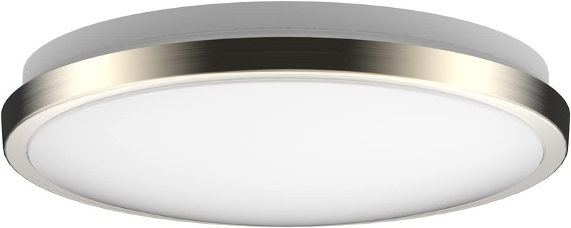 DYMOND 10''Matte Black LED Ceiling Light Flush (4000K Natural Daylight) gallery