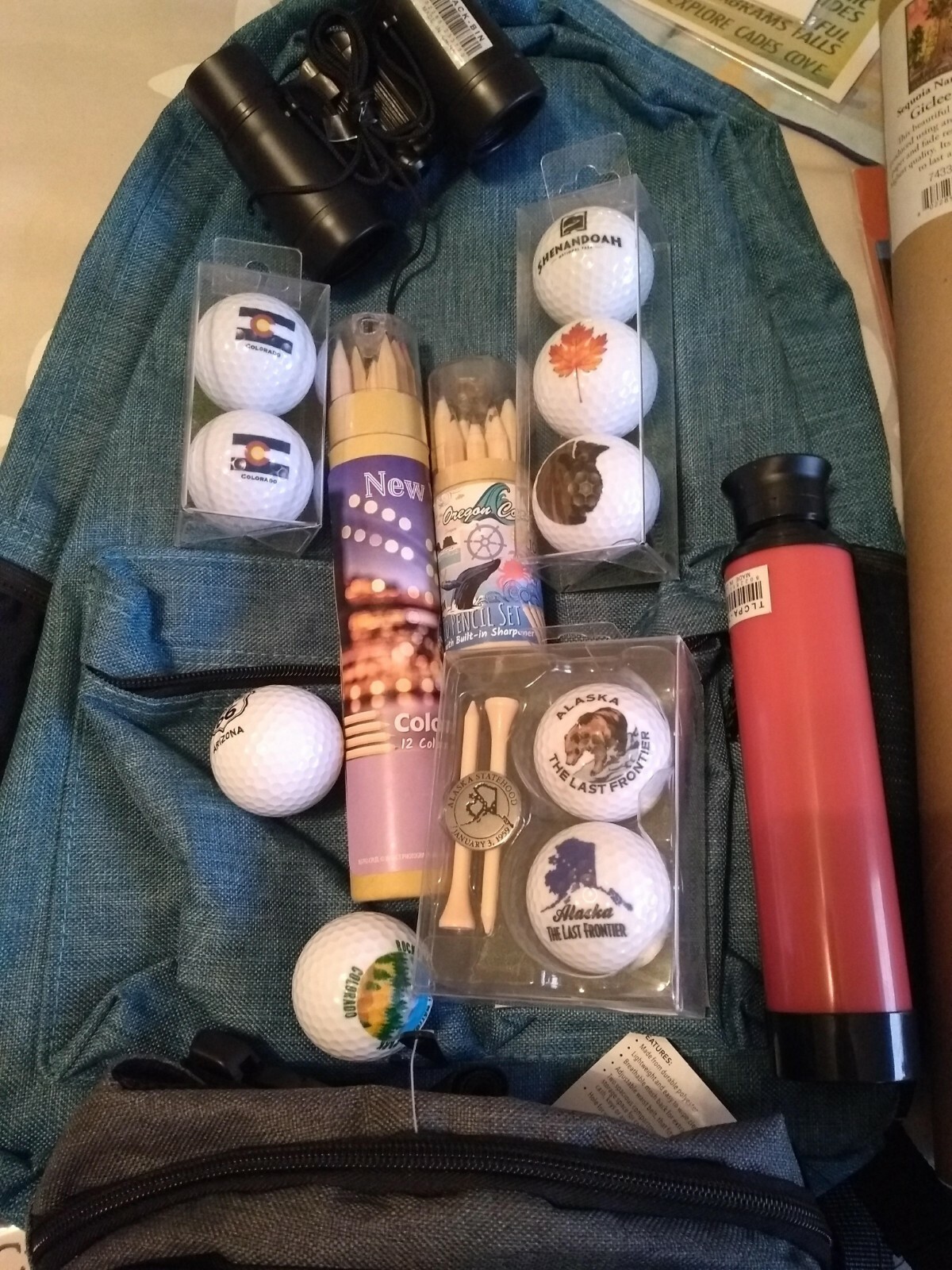 Adventure Backpack Bundle: Backpack Filled with Merchandise
