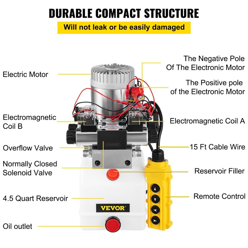 Hydraulic Pump Double Acting Hydraulic Power Unit Double Solenoid Hydraulic Powe gallery