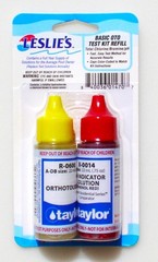 Leslie’s Pool Test Reagent Solution Drops Refill Kit Chlorine Bromine pH 2-Pack
