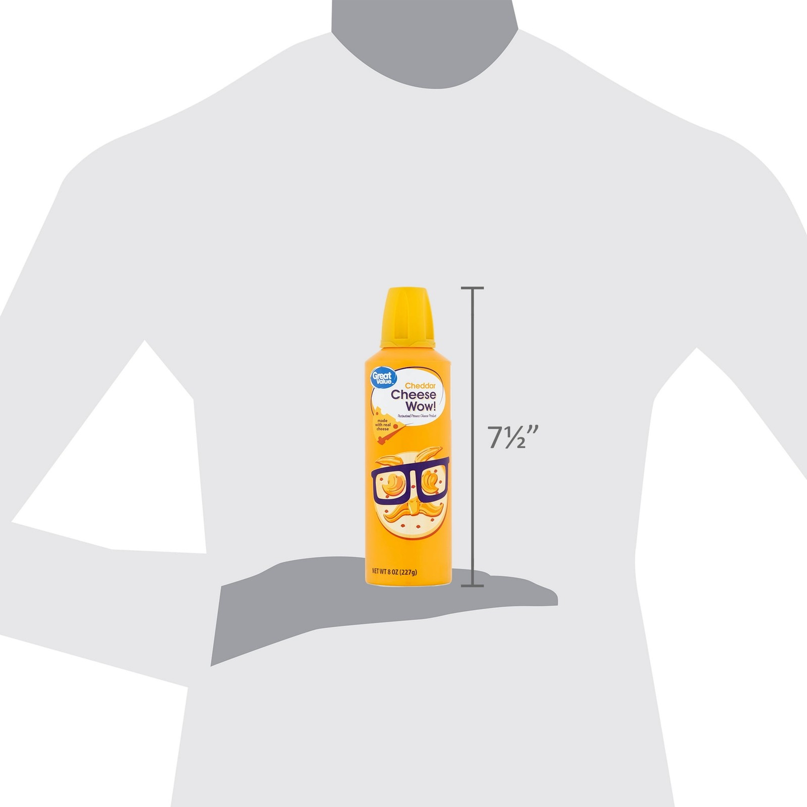 (2 pack) Great Value Cheese Wow! Spray Cheese, Cheddar, 8 oz... gallery