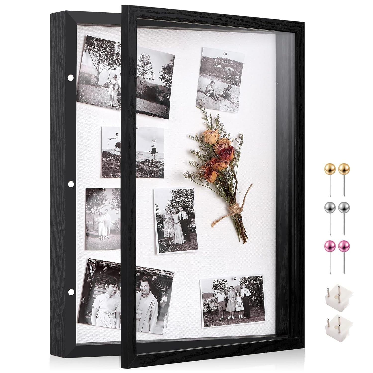 12x16 Deep Shadow Box Picture Frame Display Case with Linen Back,Thickened Panel gallery