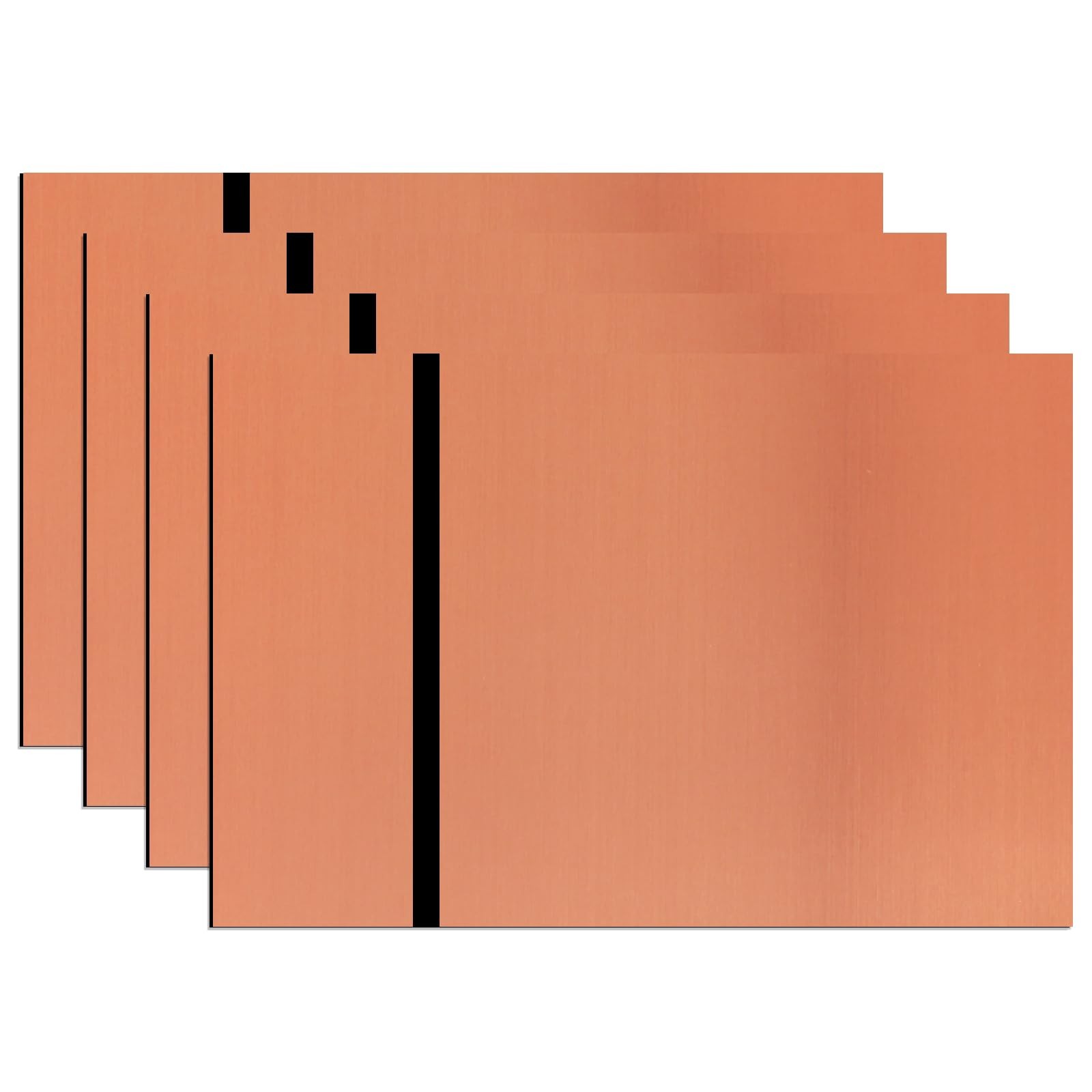 Oubit 4PCS Laser Engraving Double Color ABS Plastic Sheet,Two-Tone Laserable ... gallery