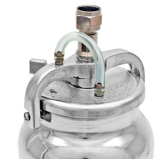 CAL-HAWK Aluminum Universal 1L Spray Gun Cup Hopper w/ Quick Release Cover gallery