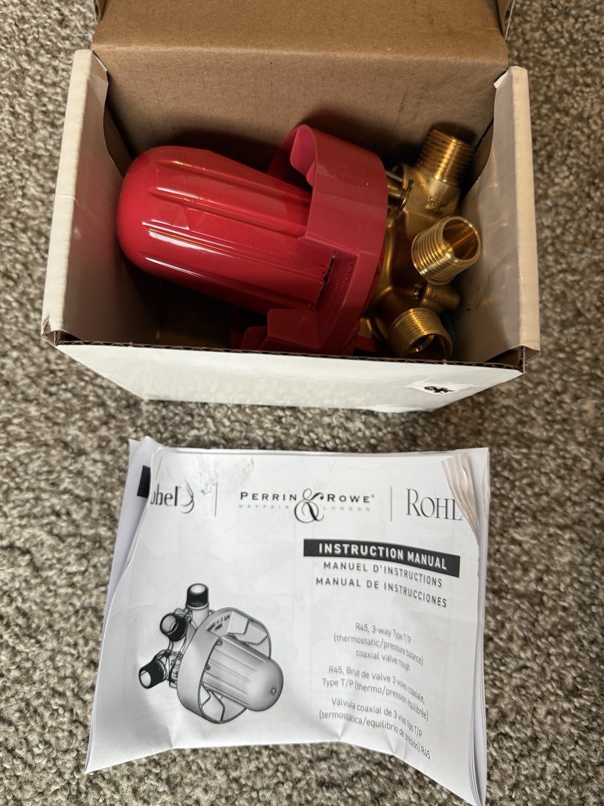 Rohl R45 3-Way Type TP Thermostatic Pressure Balance Coaxial Rough NEW gallery