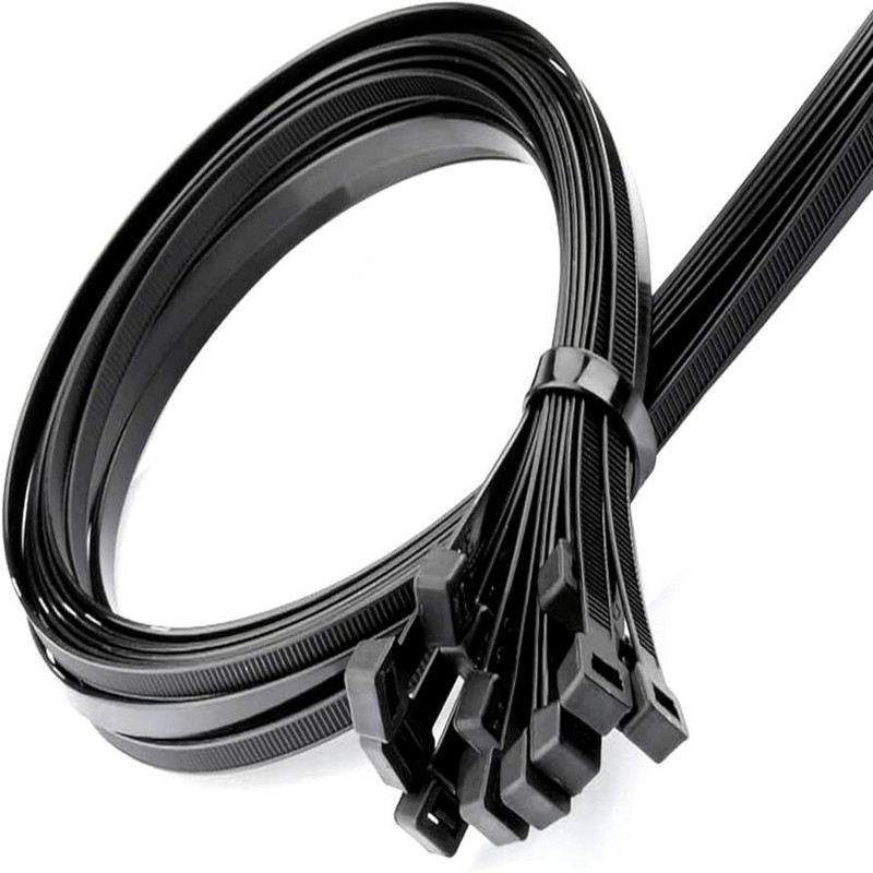 (36" INCH) 10 - 20 PACK BLACK CABLE ZIP TIES Heavy Duty UV Resistant Nylon 66 UL gallery