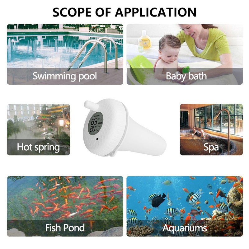 INKBIRD Bluetooth Pool Thermometer Spa Temperature Testing App Control Pond Bath gallery