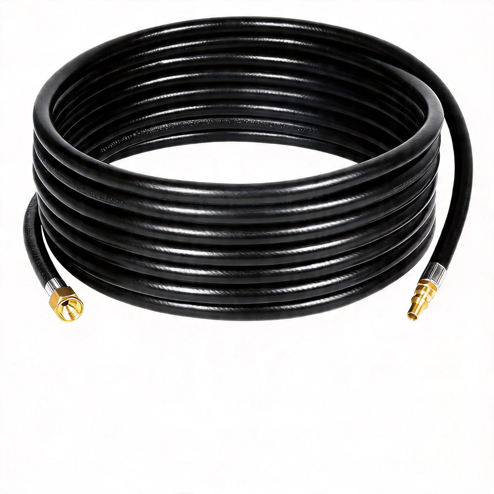 GASPRO 24 FT RV Quick Connect Propane Hose 1/4 Male to 3/8 Female Flare US gallery