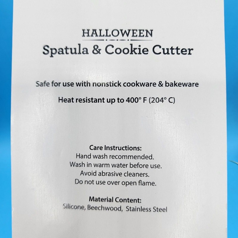 Halloween Skull Spatula & Cookie Cutter Set Bone Appetit Gothic Home 2 PC gallery