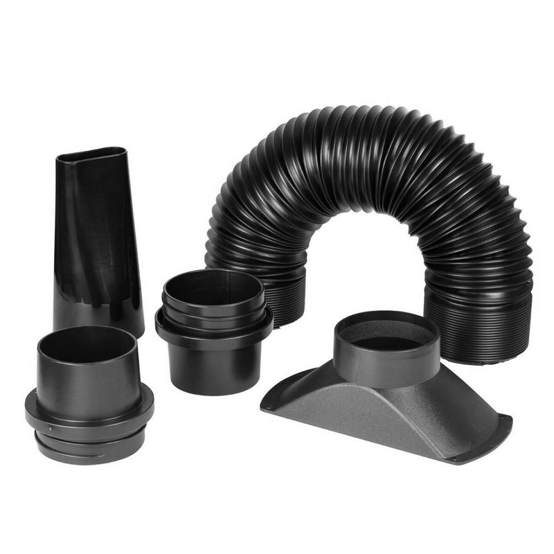 POWERTEC 4 Inch Flexible Dust Collection Hose and Fittings Kit (70207) gallery