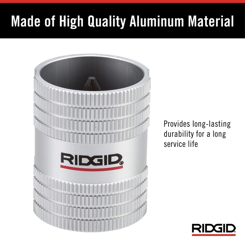 RIDGID 29983 Model 223S Inner/Outer Tubing and Pipe Reamer for Small, Chrome gallery