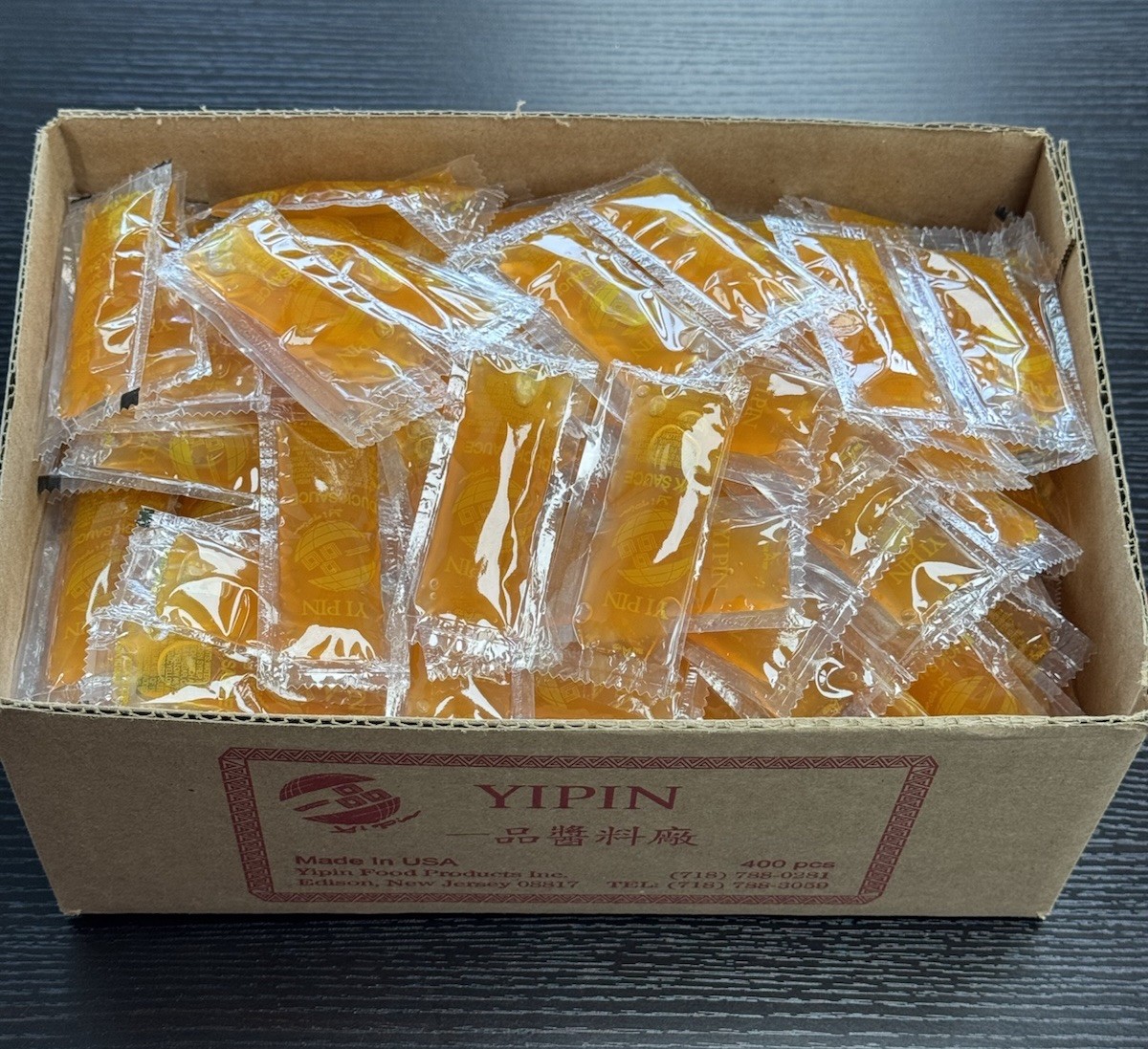 Chinese Duck Sauce 400 Packs/Case ~Gluten Free No MSG~w. Manufacturer Box gallery