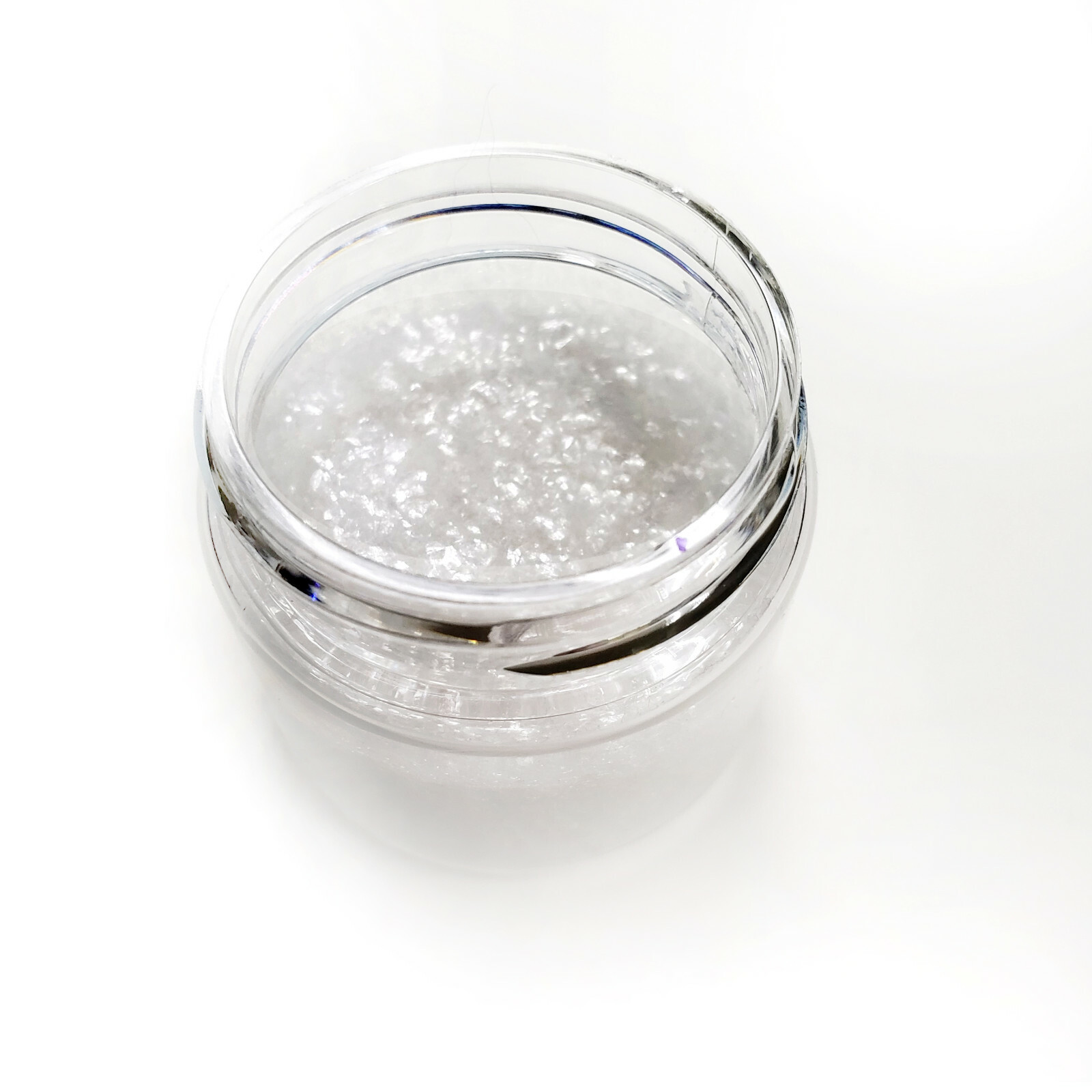 Sparkle White Edible Glitter - 1/4 oz - Food Product - FDA approved Kosher Vegan gallery