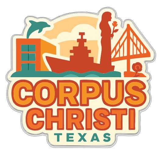 Corpus Christi Texas Sticker Decal Vinyl Die-Cut City Skyline Landmark Design gallery