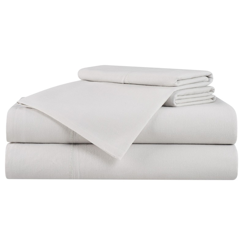 Linen and Eucalyptus Lyocell Sheet Set, Classic Linen Look, Moisture Wicking gallery