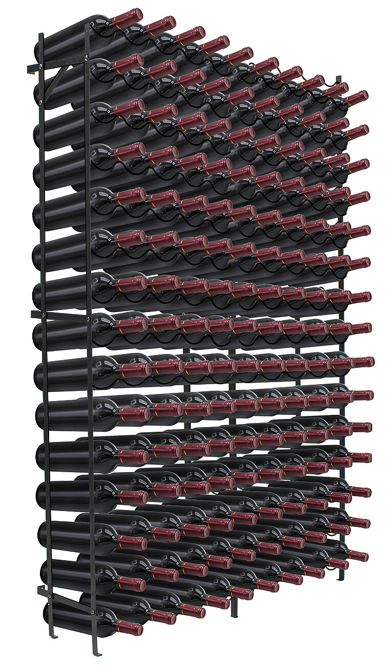 Floor Stand Wine Rack -Upto 150 Bottle Large Capacity Free Standing Wine Storage gallery