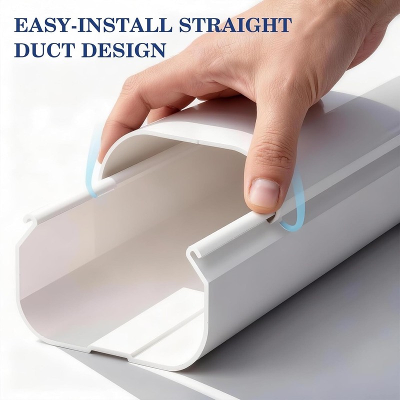 Mini Split Line Cover Kit - White gallery