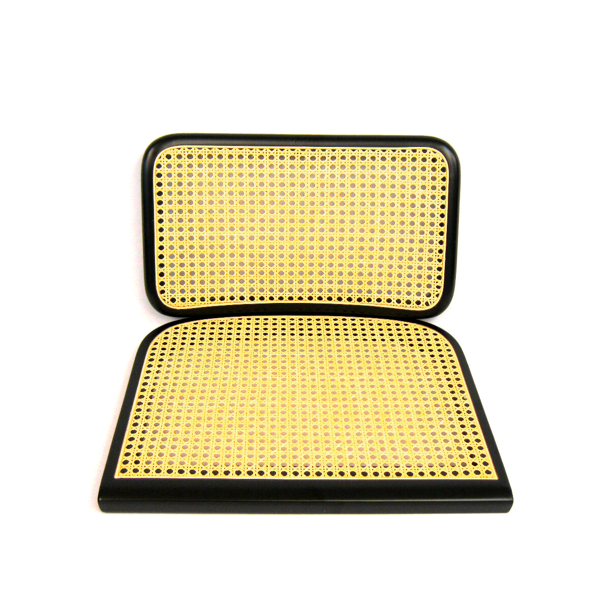 Marcel Breuer Cesca Chair Replacement Cane Seat & Back (Black; NO Holes) gallery