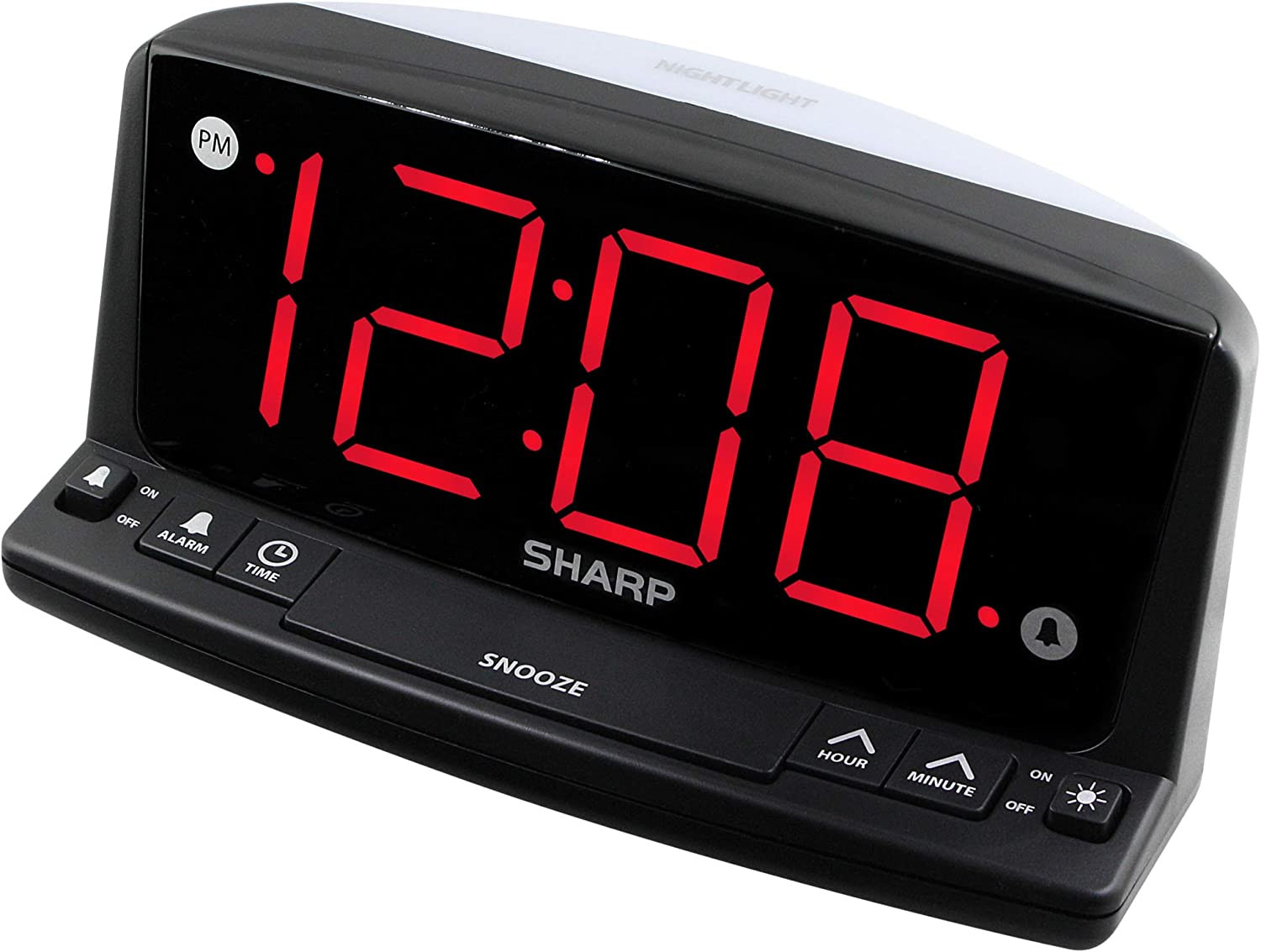 LED Digital Alarm Clock – Simple Operation - Easy to See Large Numbers, Built I gallery