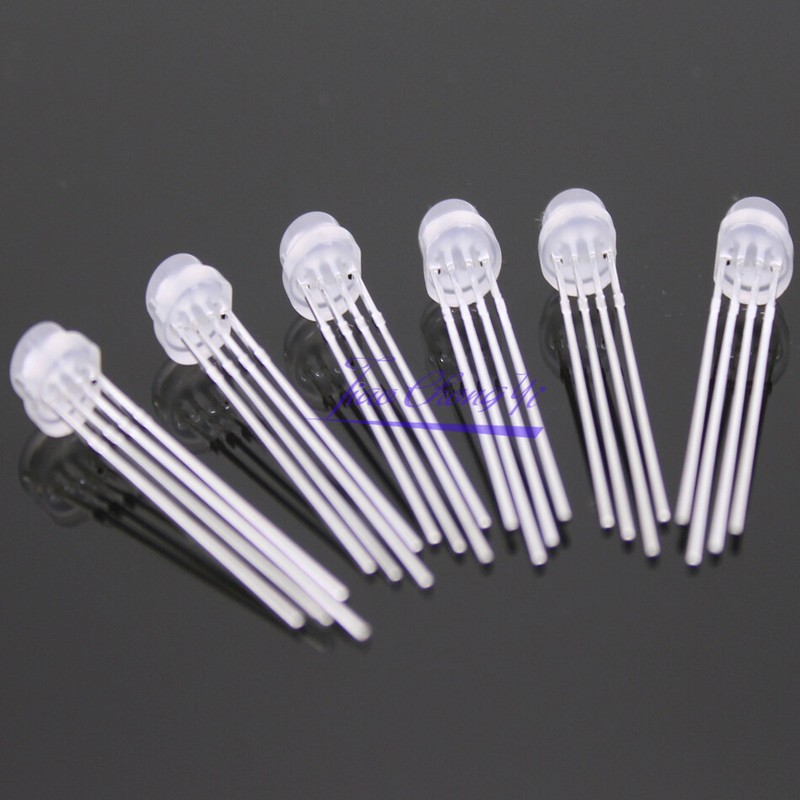 DC5V straw hat Diffused full-color RGB LEDs WS2811 led chips RGB F5 5mm pixels gallery