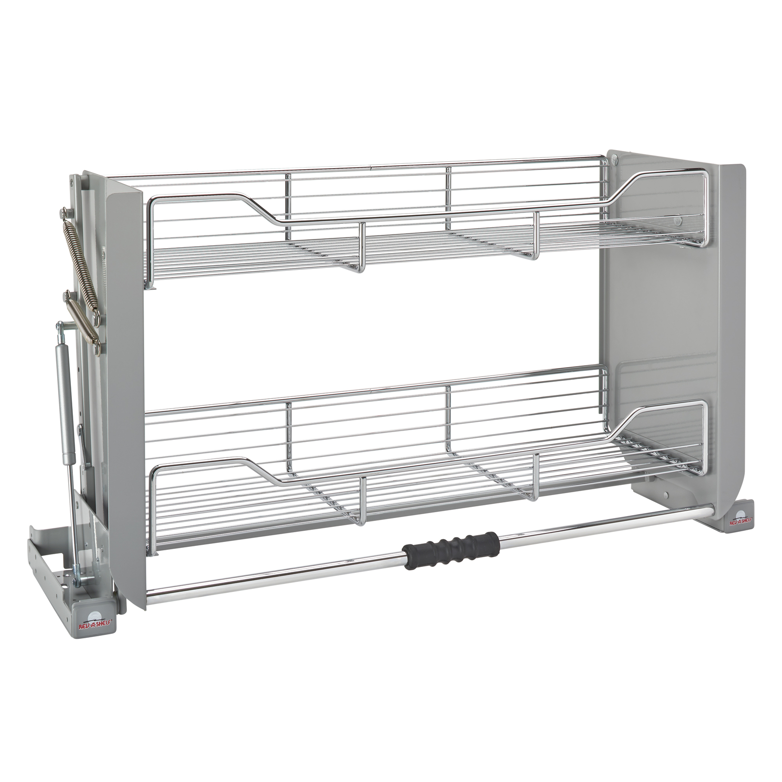 Rev-A-Shelf 36" Kitchen Pulldown Wall Cabinet Shelf System, Chrome, 5PD-36CRN gallery