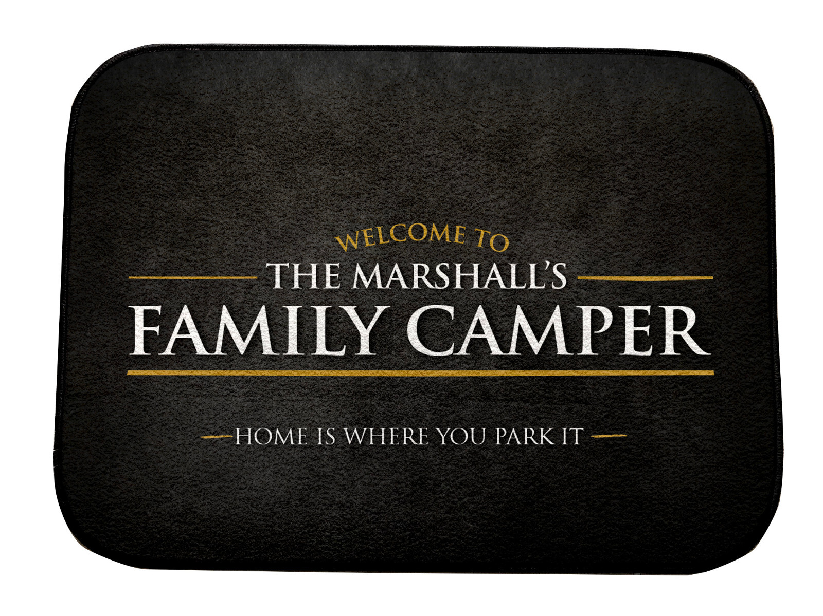 Personalised Campervan mat - Motorhome Door Indoor mat 44cm x 32cm gallery