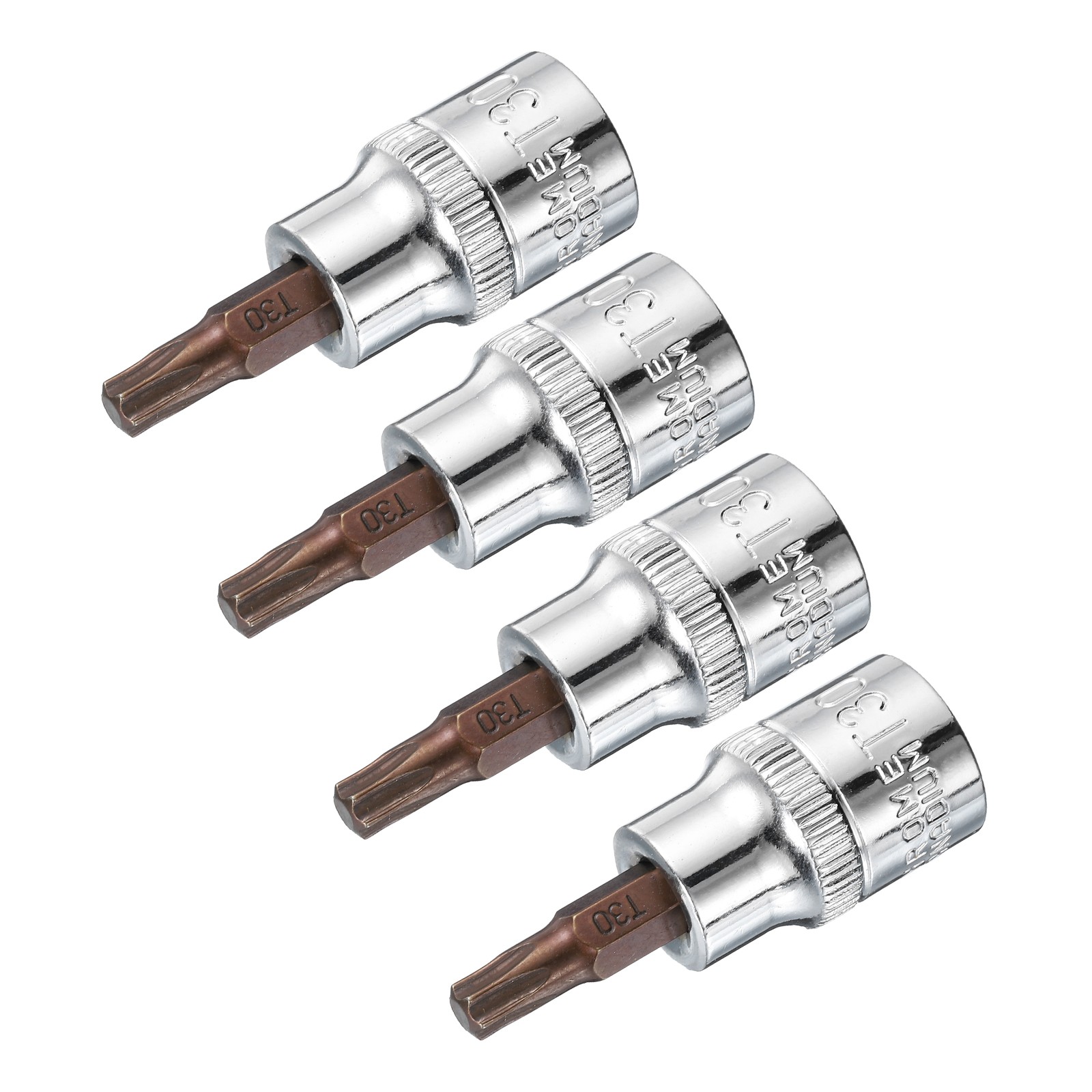 3/8-Inch Drive Bit Socket Torx T30 S2 Steel 48mm Length 4 Pcs gallery