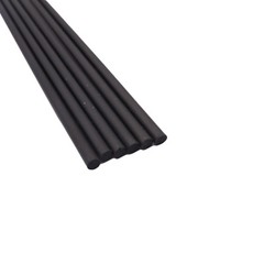 US Stock 6pcs Diameter 1mm ±10% Long 13 inch Carbon Fiber Rods High Quality Pole