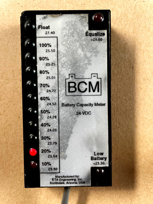 Battery Capacity Voltage Meter, 24 Volts - Free Shipping!!! gallery