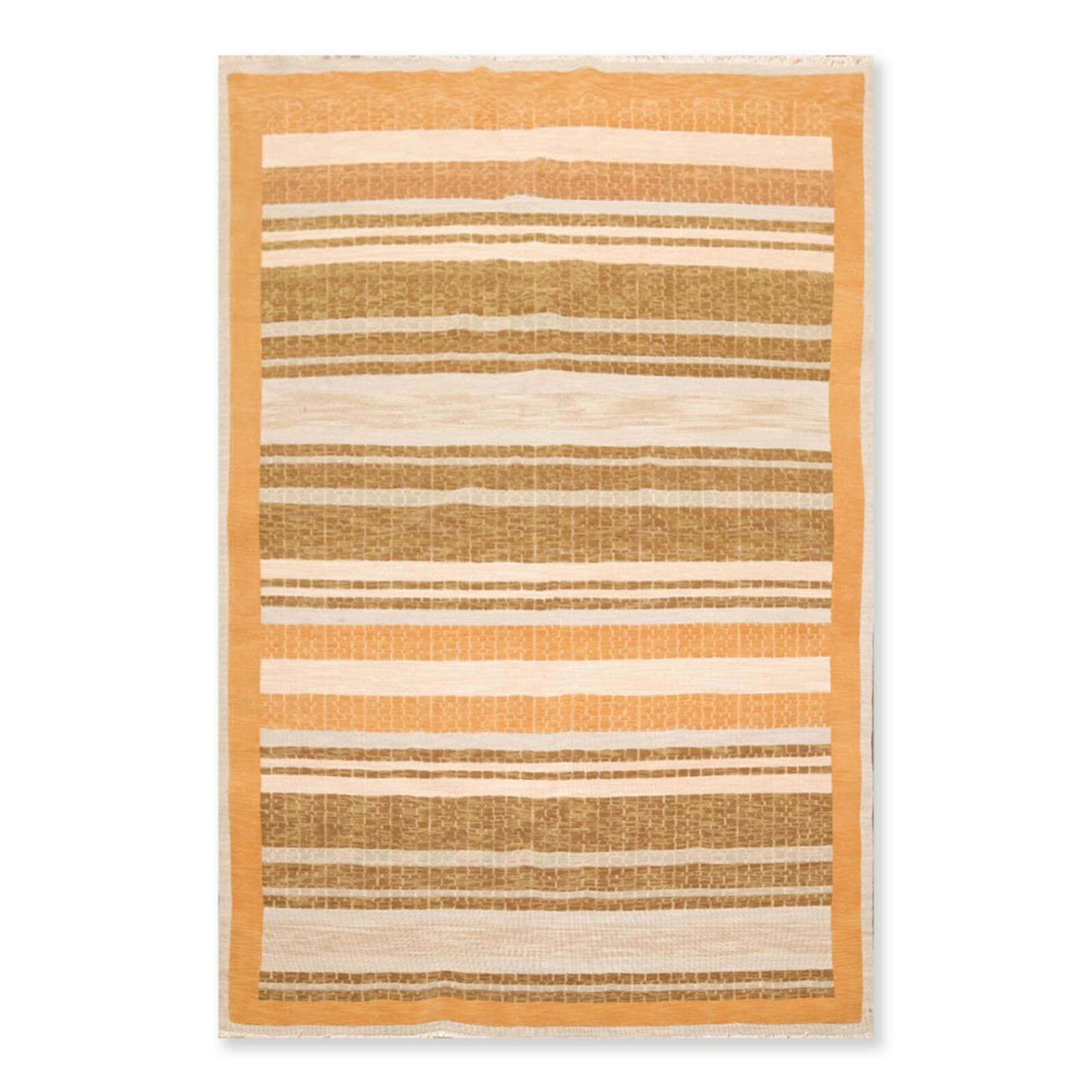 6' x 9' Nourison Hand Knotted 100% Wool high Low Pile Modern Area Rug 6x9 gallery