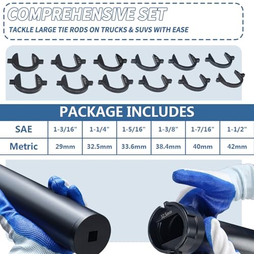 Inner Tie Rod Removal Tool Master Inner Tie Rod Tool Set with 12 Crowfoot Blue gallery