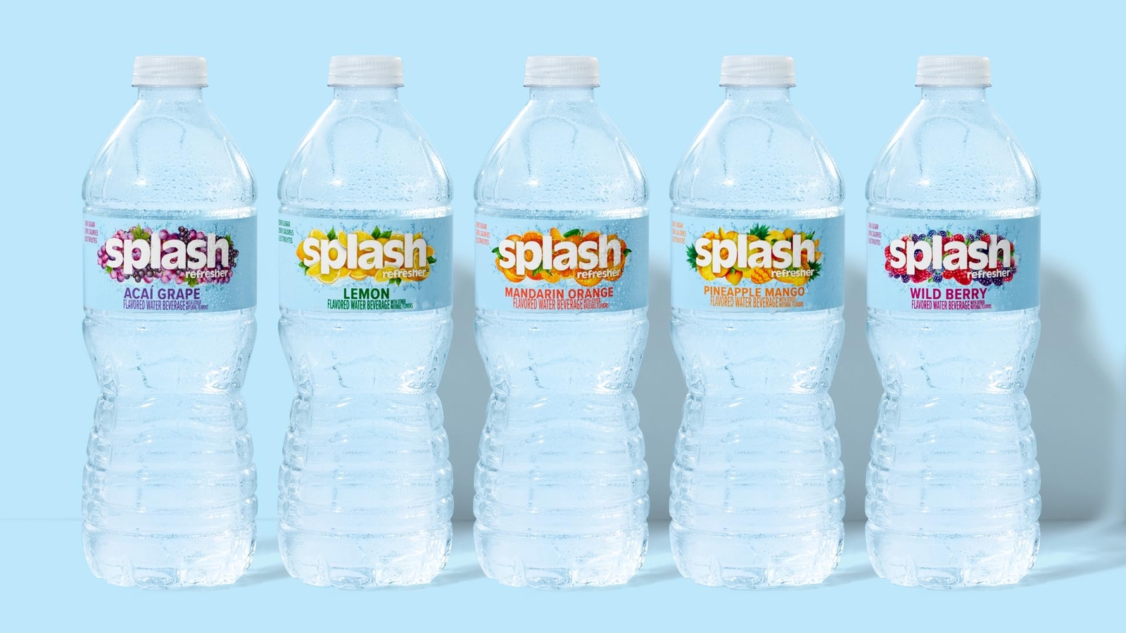Splash Refresher Acai Grape Flavored Water, 16.9 Fl Oz, Plastic Bottle Pack of 6 gallery