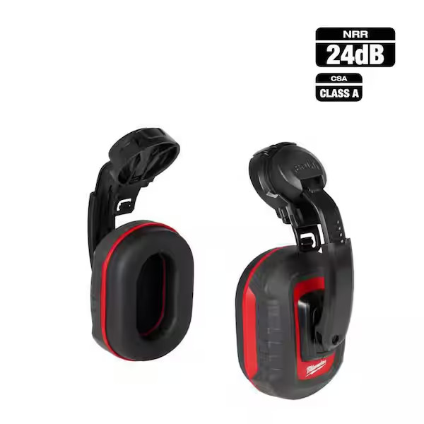 Milwaukee BOLT Clear Dual Coat Lens Eye Visor and Bolt 24dB Earmuffs Combo New! gallery