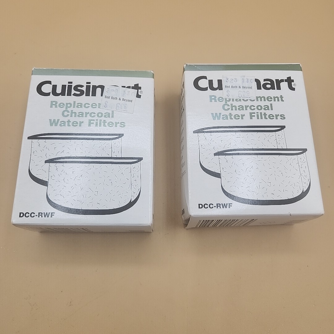 Cuisinart Replacement Charcoal Water Filters 3 Filters Total Sealed DCC-RWF gallery