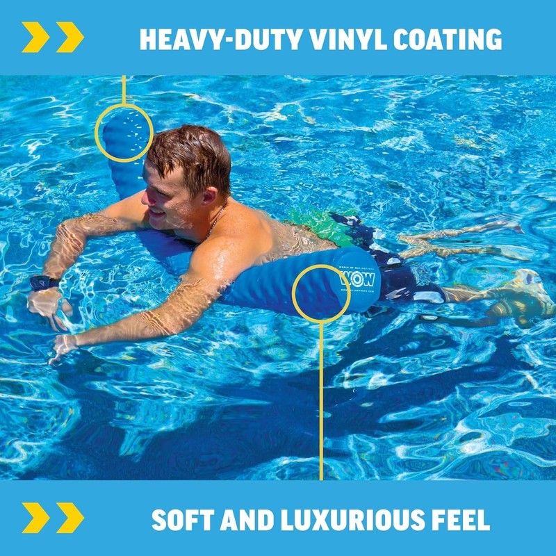 First-Class Foam Pool Noodle - 46” Blue Float with UV Protection, 250 lbs gallery