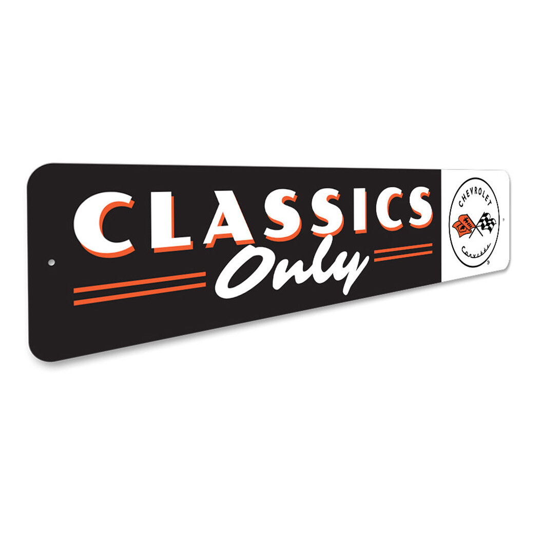 Classics Only Chevy Corvette Metal Sign Chevrolet Automotive Car Man Cave Sports gallery