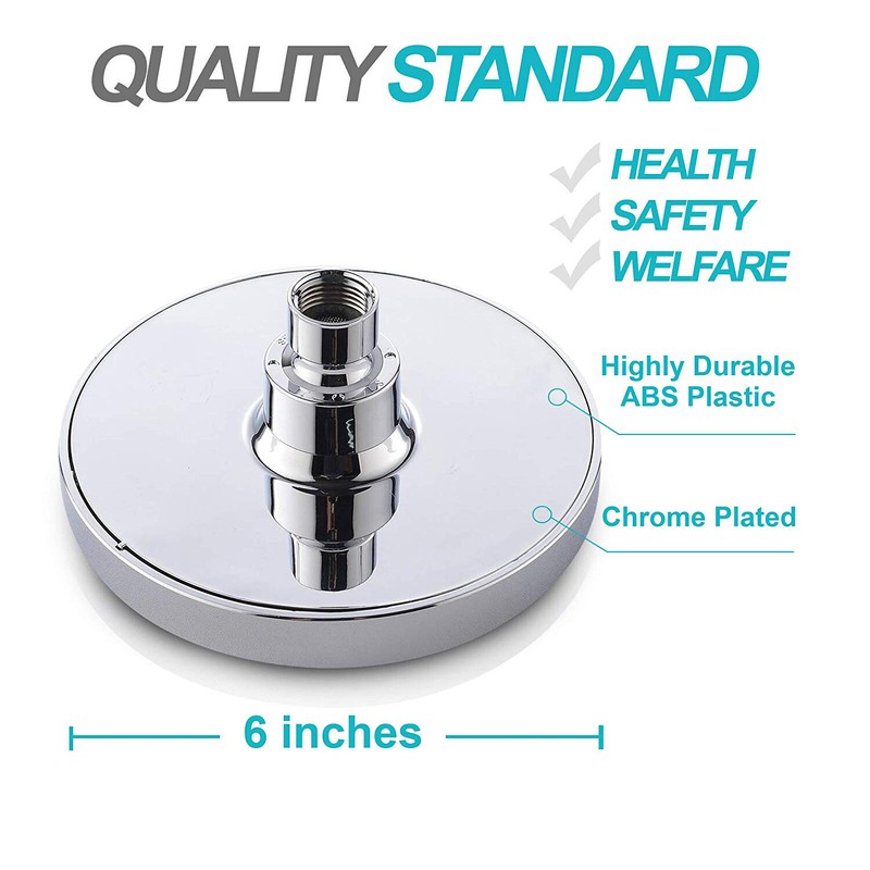 Luxury Shower Head High Pressure Waterfall Bathroom Showerhead Adjustable Angles gallery