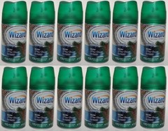 12 Wizard Automatic Spray Refills Winter Pine Forest 5oz SEE NOTE