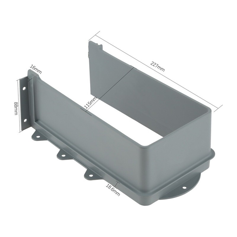 Household Kitchen Bathroom Drawer U Shape for Drain Pipe Space 16mm/18mm Pannel gallery