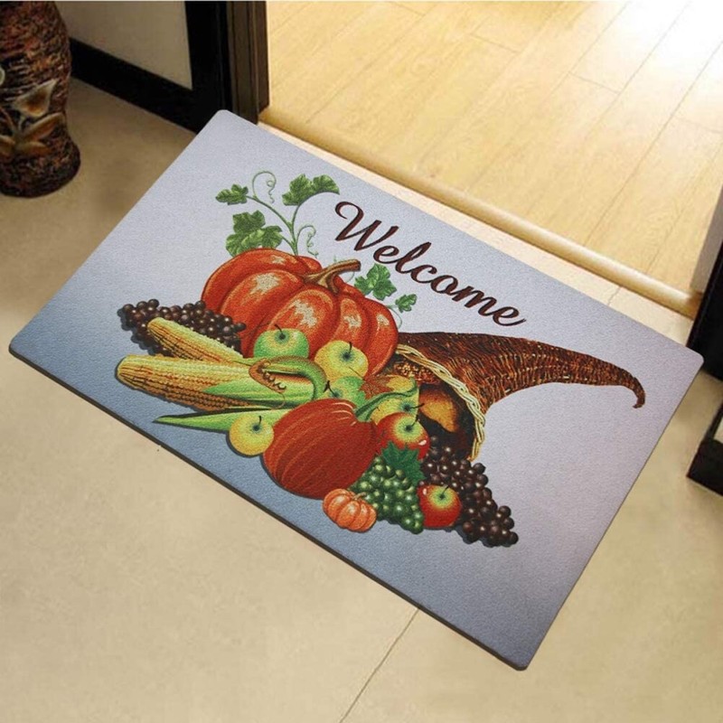 Fall Doormat Non Slip Front Door Mat, Easy to Clean Low Profile Mat for Entry Pa gallery